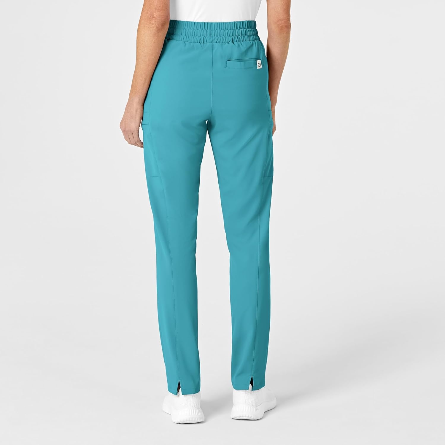 WINK Renew Women’s High Waist Slim Leg Scrub Pant(Teal Blue)