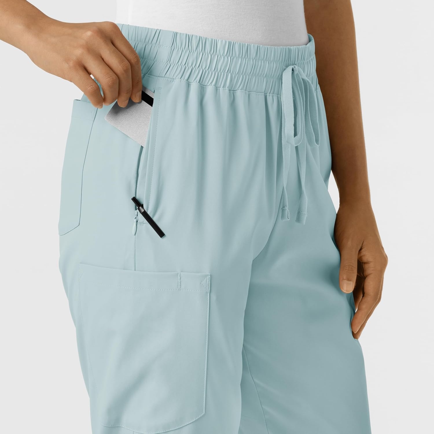 Wink Women’s Women’s Bootcut Scrub Pant(Sky Blue)