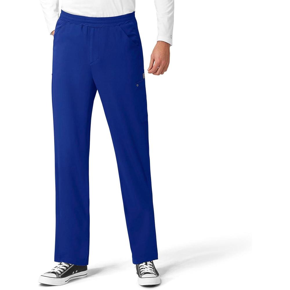 WonderWink Aero Men’s 5429 Knit Panel Cargo Pant(Galaxy Blue)