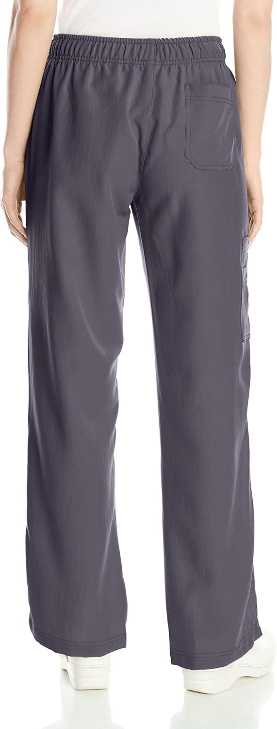 WonderWink Womens Four Stretch Cargo Scrub Pant(Pewter)
