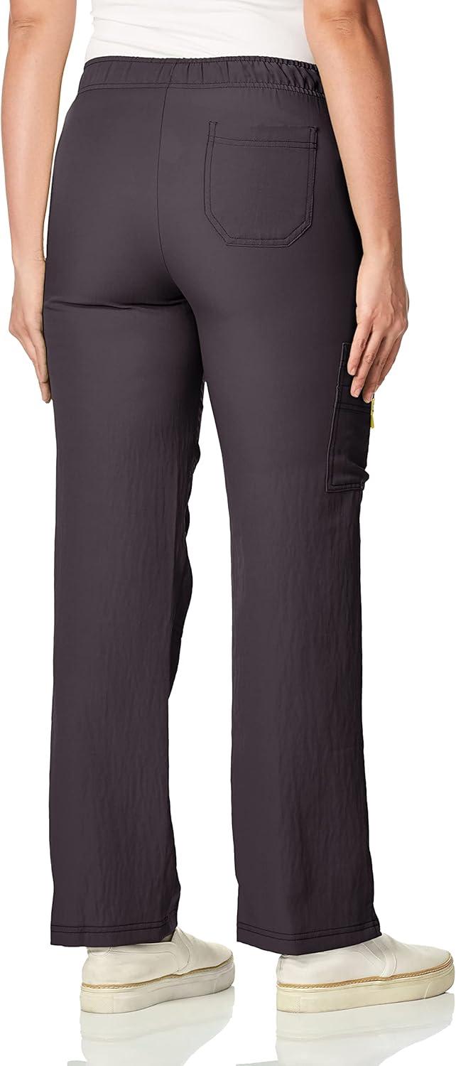 WonderWink Womens Four Stretch Cargo Scrub Pant(Pewter)