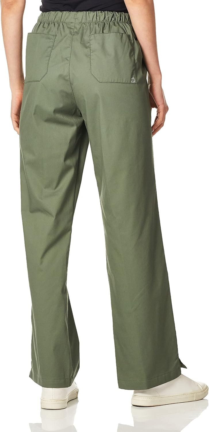 Wink WonderWORK Women’s Flare Leg Scrub Pant(Olive)