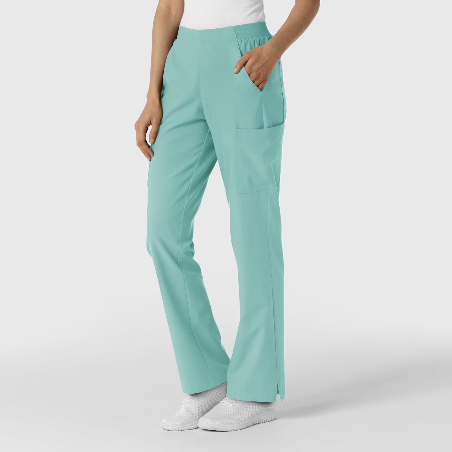 Wink Women’s Women’s Cargo Utility Scrub Pant(Turquoise)