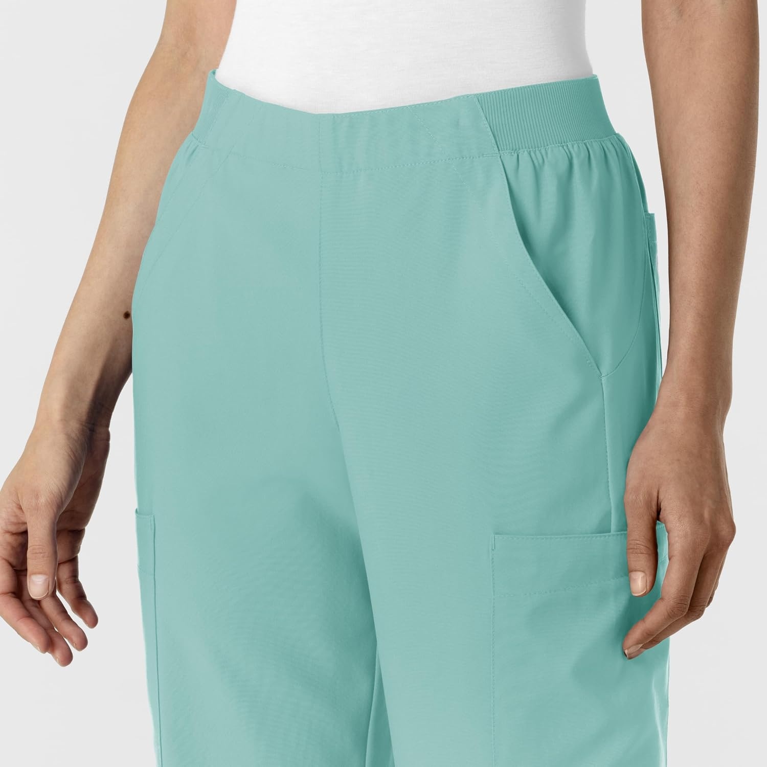 Wink Women’s Women’s Cargo Utility Scrub Pant(Turquoise)