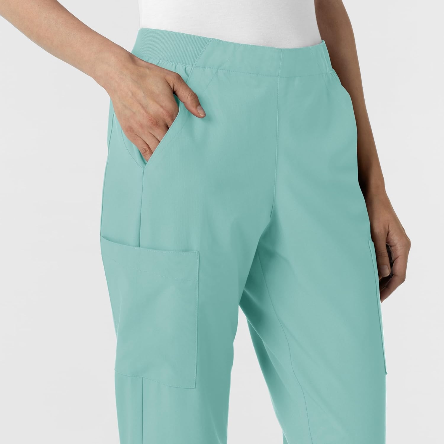 Wink Women’s Women’s Cargo Utility Scrub Pant(Turquoise)