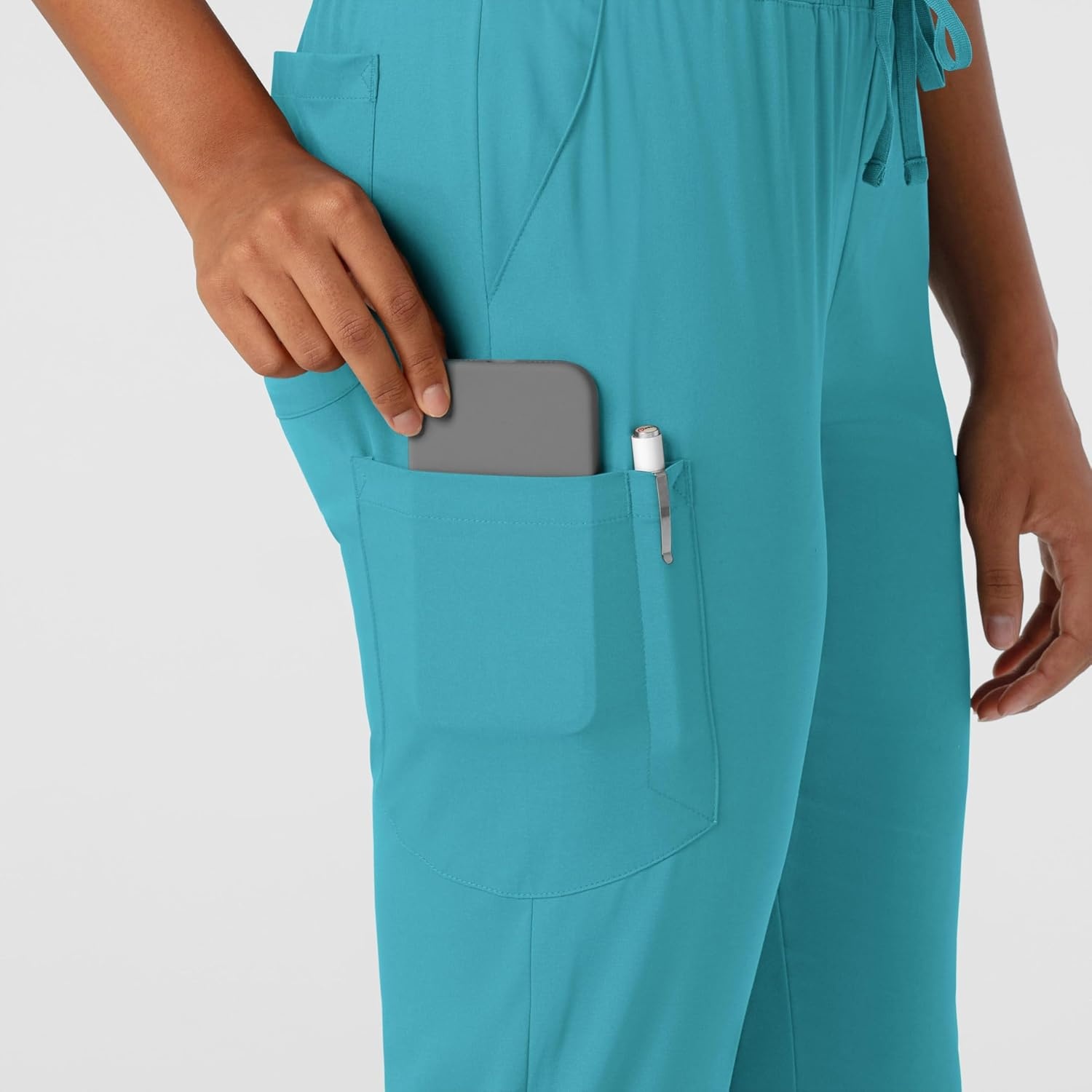 WonderWink Women’s Women’s Jogger Scrub Pant(Teal)