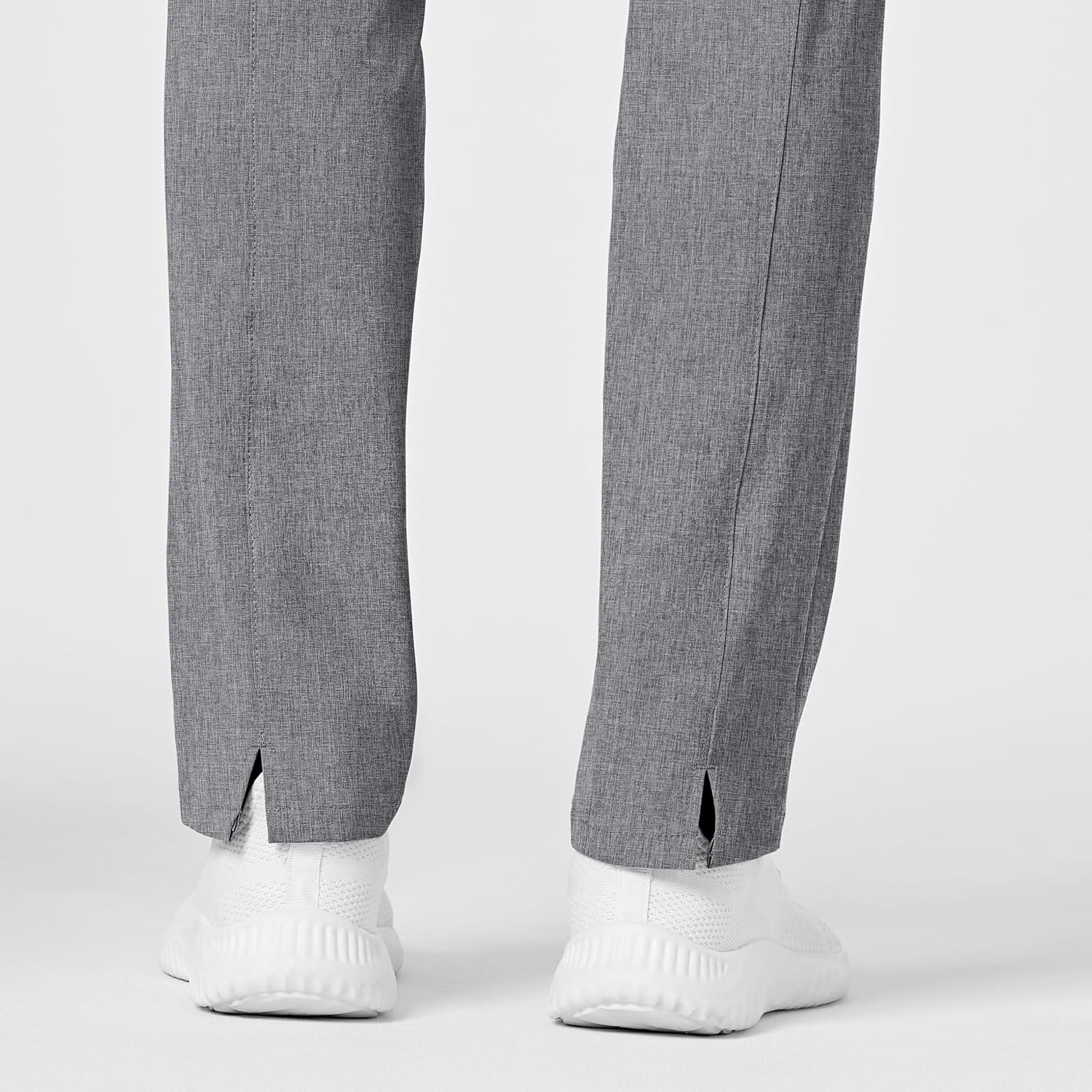 Wink Renew Women’s High Waist Slim Leg Scrub Pant(Grey Heather)