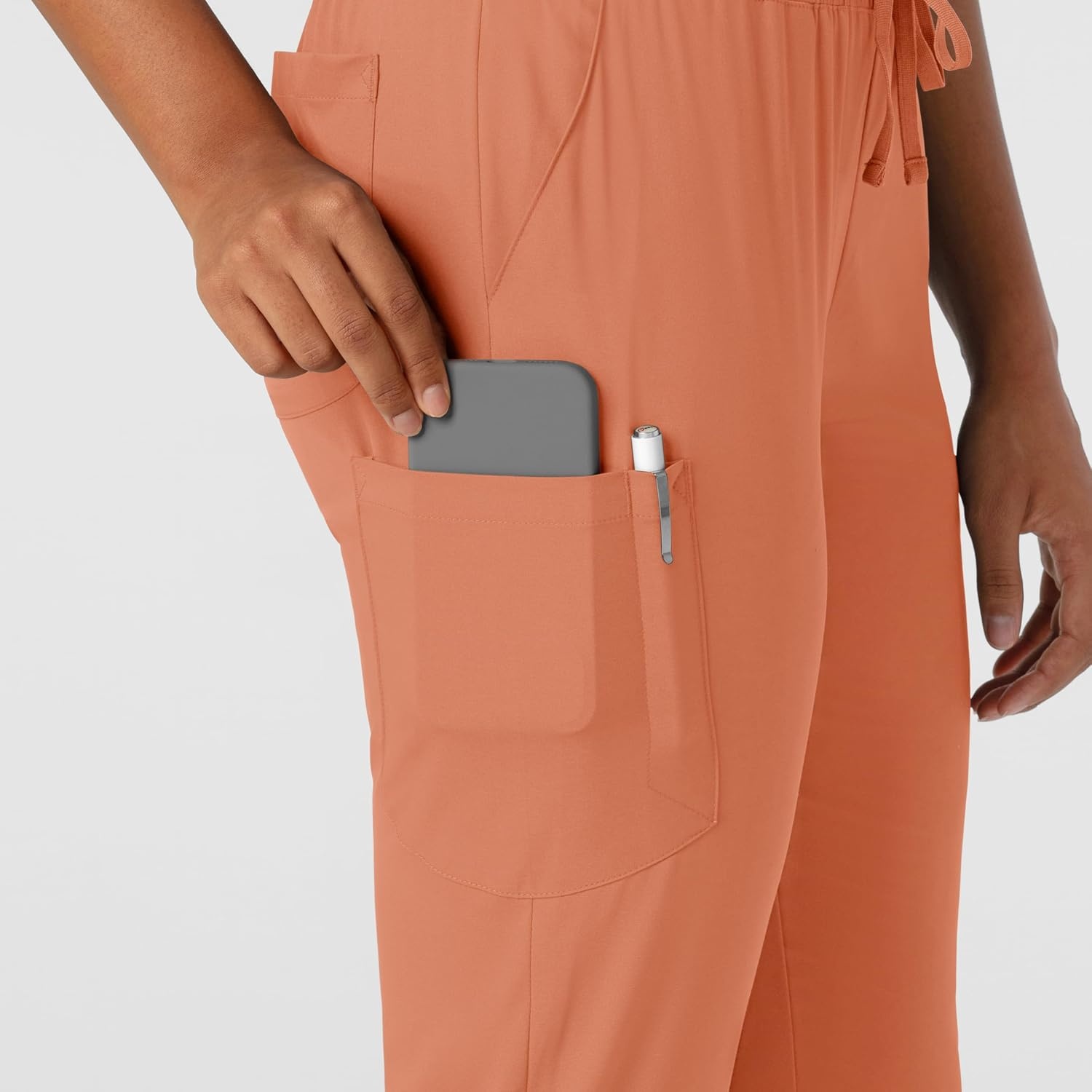 WonderWink Women’s Women’s Jogger Scrub Pant(Terracotta)