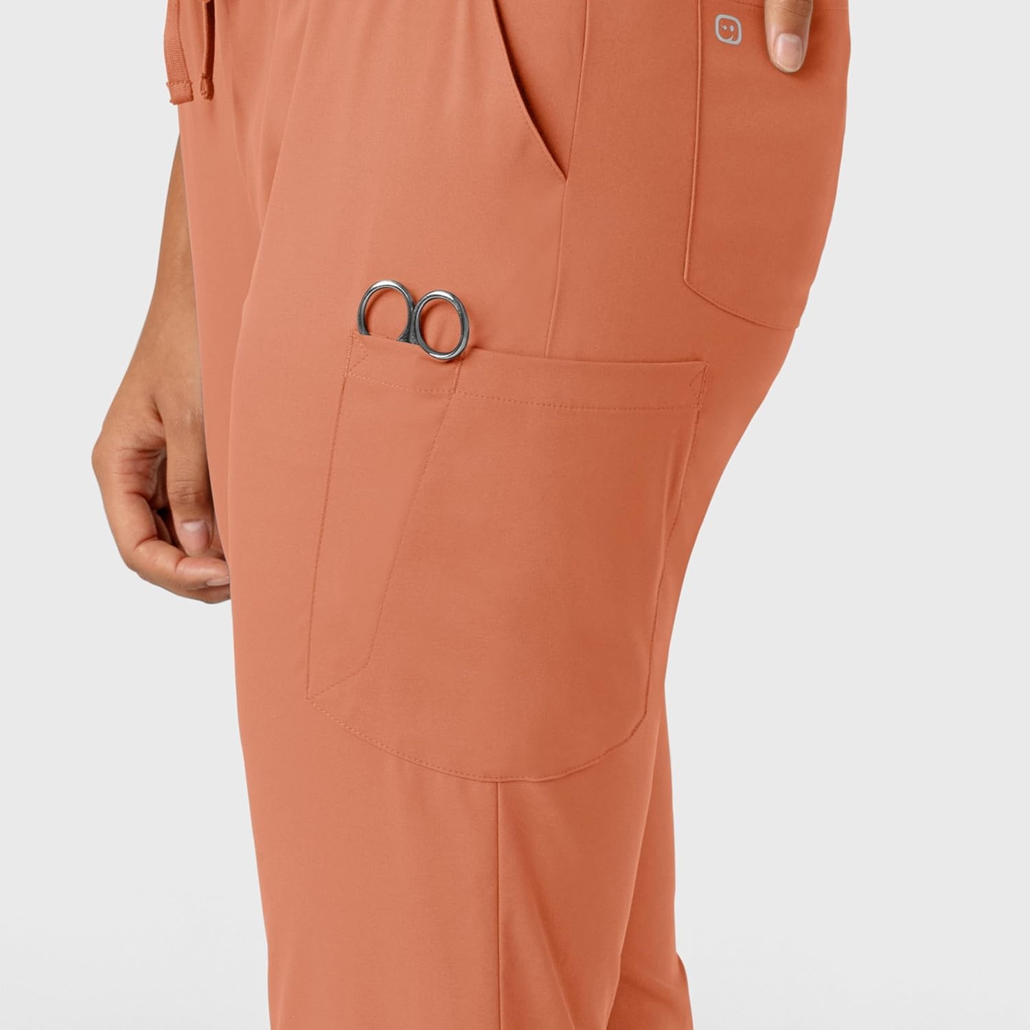 WonderWink Women’s Women’s Jogger Scrub Pant(Terracotta)