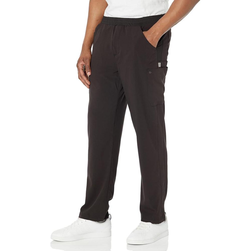 WonderWink Aero Men’s 5429 Knit Panel Cargo Pant(Black)