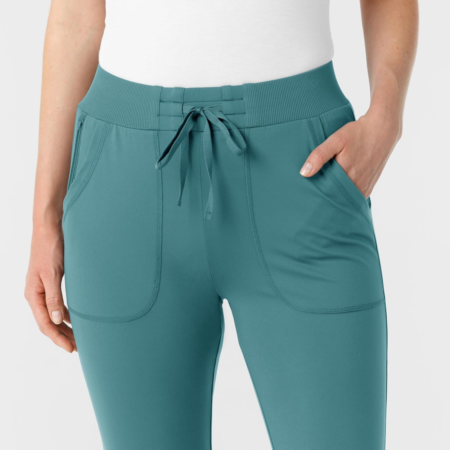 Wink Renew Women’s Track Scrub Pant(Vintage Teal)