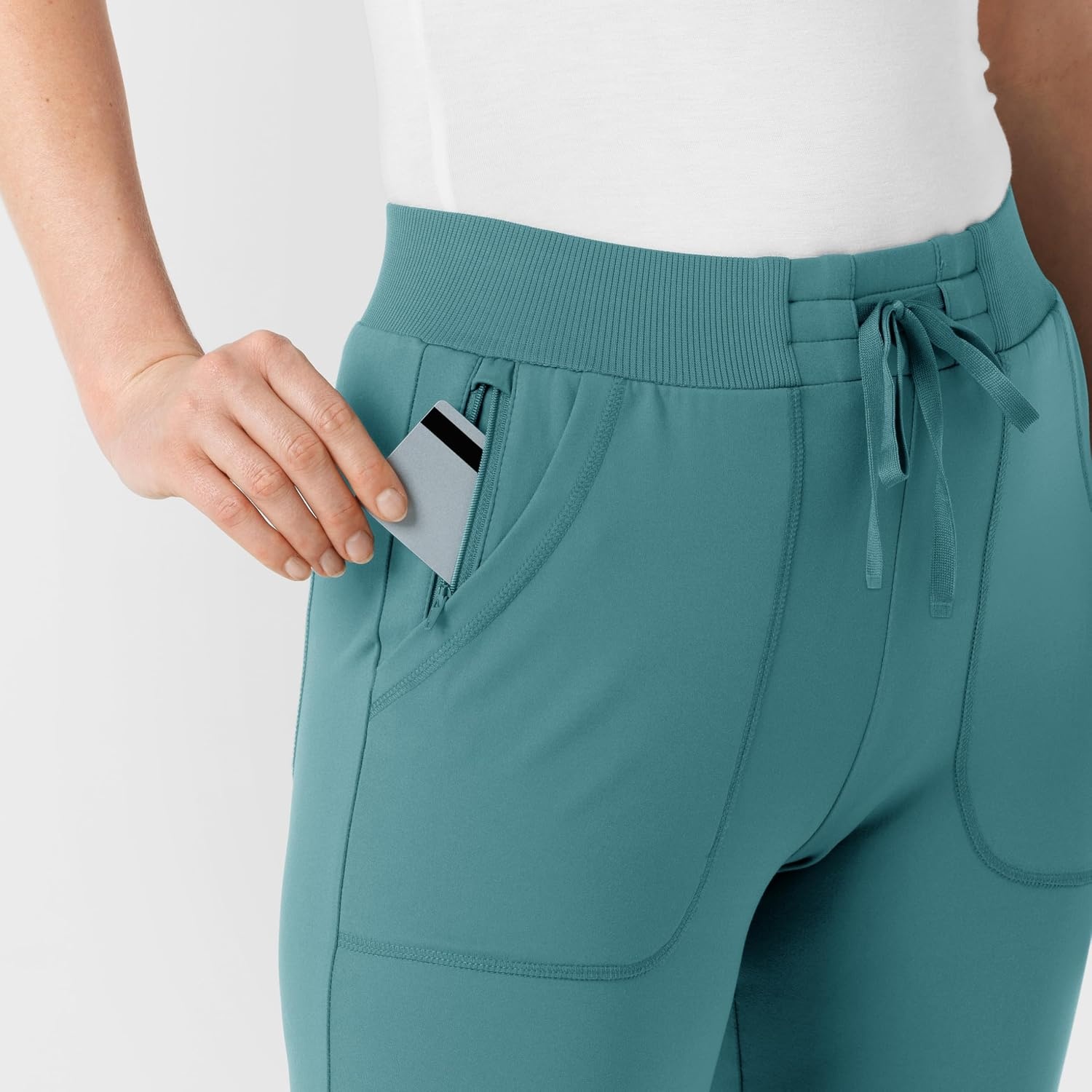 Wink Renew Women’s Track Scrub Pant(Vintage Teal)