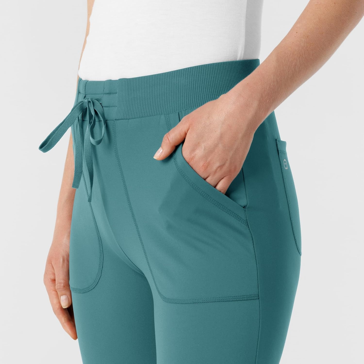 Wink Renew Women’s Track Scrub Pant(Vintage Teal)