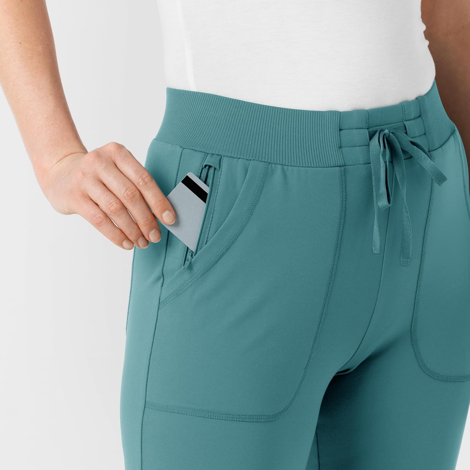 Wink Renew Women’s Track Scrub Pant(Vintage Teal)
