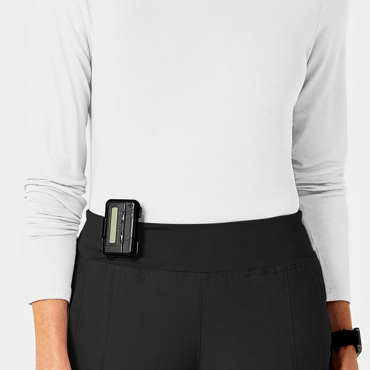 WonderWink Women’s Silky Long Sleeve Tee(White)