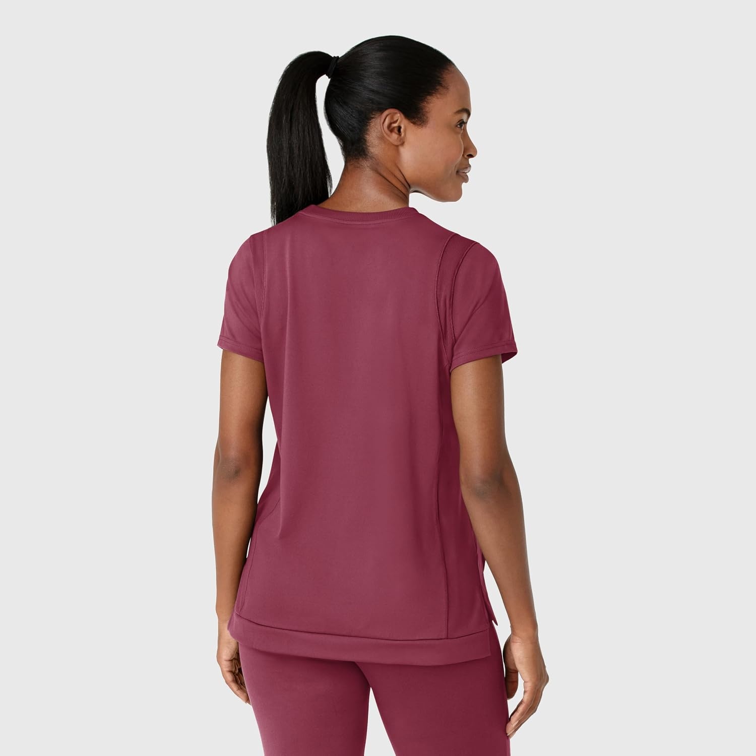Wink PRO Women’s 4 Pocket V-Neck Scrub Top(Carnation)