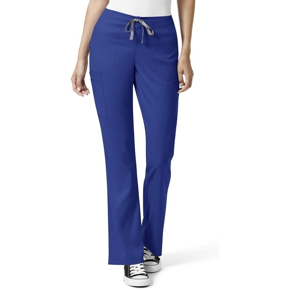 Wink Womens Moderate Flare Cargo Pant(Galaxy Blue)